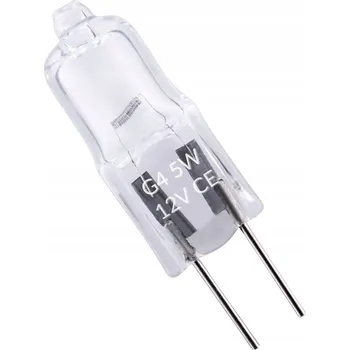 Žárovka HALOGENOVÁ ŽÁROVKA 60lm G4 5W Teplá Bílá 12V KŘIŠŤÁLOVĚ ČISTÁ