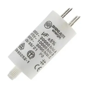 Kondenzátor 02020039 Kondenzátor rozběhový PPM 475V 18uF DUCATI ENERGIA dvojitý faston 6,3