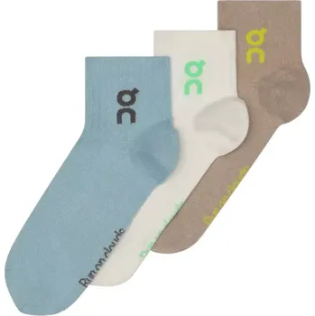 Pánské ponožky On Logo Sock Mid 3-Pack Desert/Wash ponožky