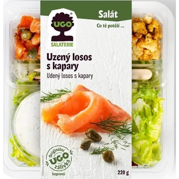 UGO Salát s uzeným lososem a kapary