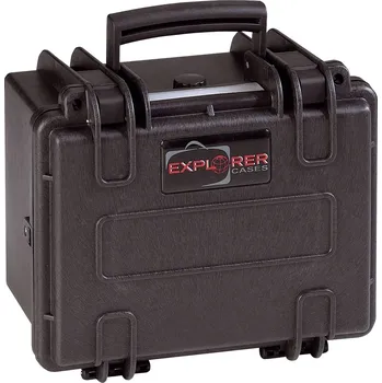 turistický batoh Explorer Cases outdoorový kufřík, 6.6 l, (d x š x v) 246 x 215 x 162 mm, černá, 2214.B E