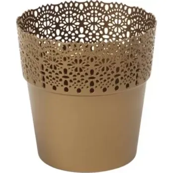 Květináč Obal BELLA 15x15cm zlatá