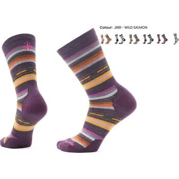 Oblečení a móda Smartwool Women's Everyday Margarita Crew Socks Everyday WILD SALMON velikost: 38-41