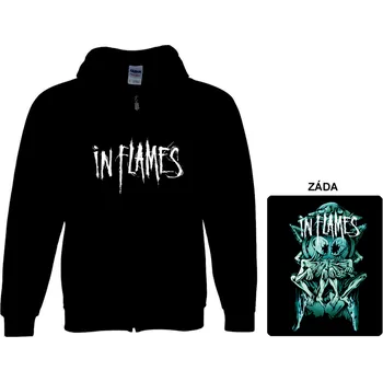Pánská mikina In Flames - mikina s kapucí a zipem 3