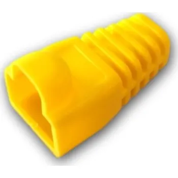 Patch panel DATACOM Návlek pro plug RJ45 s bublinou žlutý (10ks)