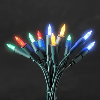 Vánoční světelná dekorace Konstsmide Christmas Pestrý LED světelný řetěz, 50 žárovek 8,85m - vzdálenost mezi žárovkami 15 cm, napájecí kabel 150 cm zelená