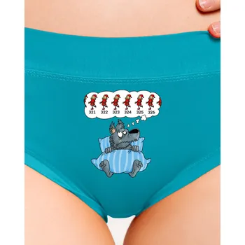 Souprava dámského spodního prádla Bastard Vlčí nespavost dámské kalhotky Turquoise