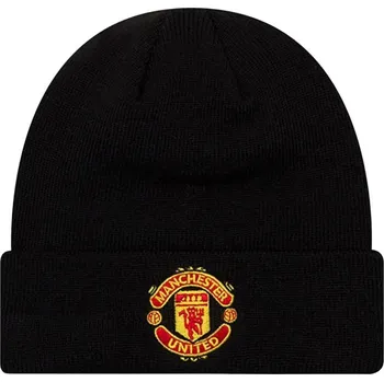 Kšiltovka New Era Core Cuff Beanie Manchester United FC Kšiltovka 11213215 Black Jedna velikost jedna velikost