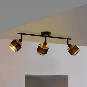 Stropní světlo OSRAM Decor Spot Hornet, 3ramenné, černé/zlaté černá, zlatá 3 x 2,8 W LED - Doprava zdarma