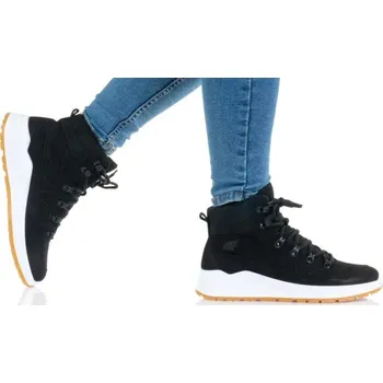 Dámské tenisky Dámská sportovní kotníková obuv W H4L21-OBDH252 Černá s bílou - 4F černo - bílá 37