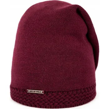 Čepice Szaleo zimní čepice beanie červená univerzální velikost