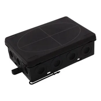 Rozvaděč Rozvodná skříň Polypropylen, Polyuretan Černá 125 x 86 x 41mm řada KA IP55