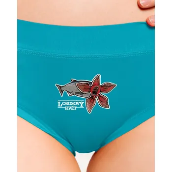 Souprava dámského spodního prádla Bastard Lososový květ dámské kalhotky Turquoise