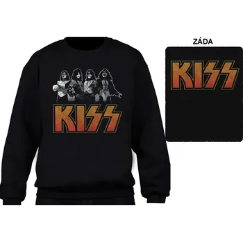 Pánská mikina Kiss - mikina bez kapuce 9