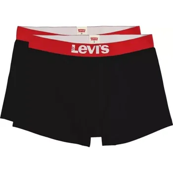 Boxerky Pánské boxerky 2Pack 37149-0272 Black - Levi's M
