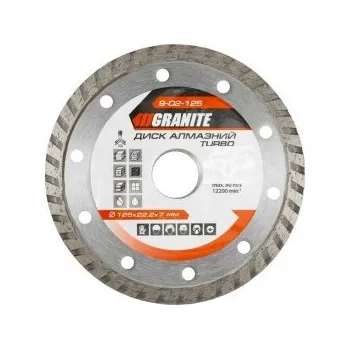 Řezný kotouč Kotouč diamantový GRANITE TURBO 125*2, 2 mm 22-24% 12200 ot./min 9-02-125