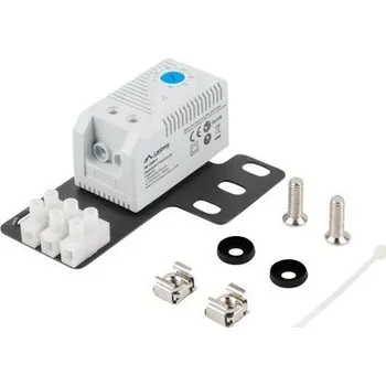 Racková skříň LANBERG CLOSED-LOOP THERMOSTAT 10A FOR RACK CABINETS WITH 19" EAR AND TERMINAL BLOCK GRAY