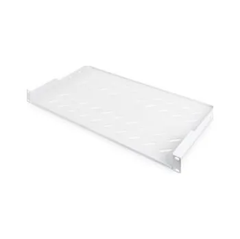 Racková skříň Digitus 19" 1U pevná police pro stojany od hloubky 400 mm 45x483x250 mm, do 15 kg, šedá (RAL 7035)