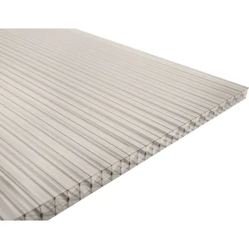 Průsvitná krytina Gutta Guttagliss DUAL STRONG 16 mm polykarbonátová deska 2000 x 1050 mm bronz