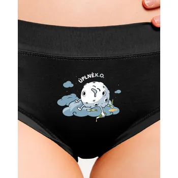 Souprava dámského spodního prádla Bastard Úplně K. O. dámské kalhotky Black