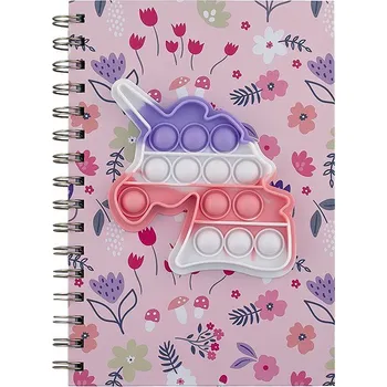 Zápisník FLEXIO kroužkový A5 POP-IT s motivem jednorožce