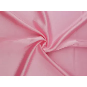 Satén jemný krešovaný METRÁŽ - 10 (7) růžová světlá