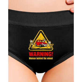 Souprava dámského spodního prádla Bastard Žena za volantem dámské kalhotky Black