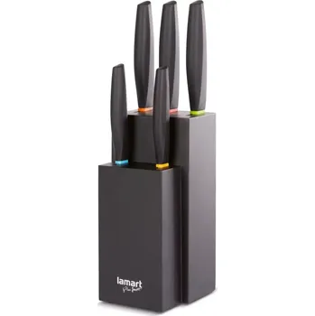Kuchyňský nůž Lamart LT2158 set nožů v bloku 5 ks