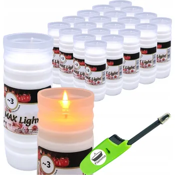 Svíčka Do hřbitovních svíček Maxlight MAX3-20 , 3 dny, 20 ks