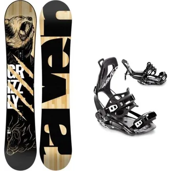 Snowboarding Raven Grizzly snowboard + Raven Fastec FT360 black vázání + sleva 300,- na příslušenství 159 cm + XL (EU 43-46) + DÁREK + Doprava ZDARMA