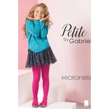 Dámské punčochy Dětské punčocháče O04 Microfibra white - Gabriella, Bílá 4 i41_55324_2:bílá_3:4_