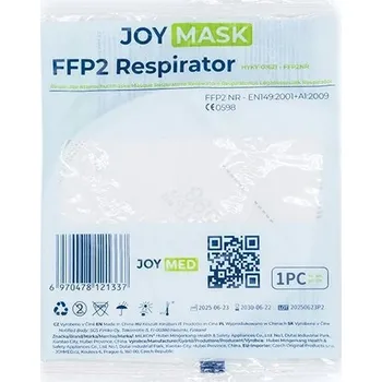 JoyMask FFP2 respirátor bílý, 5 ks