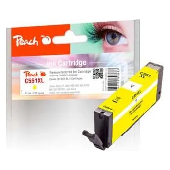 PEACH kompatibilní cartridge Canon CLI-551XL, yellow, 11 ml