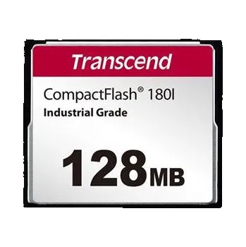Paměťová karta Transcend 128MB INDUSTRIAL TEMP CF180I CF CARD, (MLC) paměťová karta (SLC mode), 85MB/s R, 70MB/s W TS128MCF180I