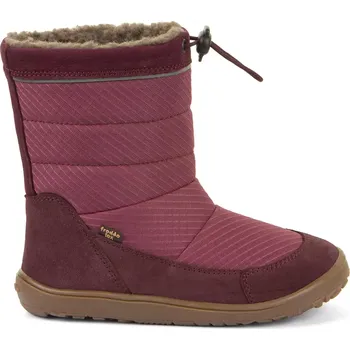 Dámská zimní obuv Zimní barefoot sněhule Froddo Up tex snow wool bordeaux 35