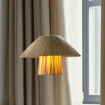 Závěsné světlo OSRAM Decor Bamboo Paper Hat Ø 40 cm, bambus, E27 světle hnědá 1 x 6 W LED - Doprava zdarma