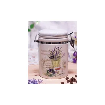 Dóza na potraviny PROHOME - Dóza s klipem 0,8l Levandule