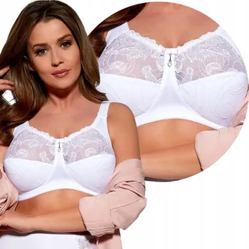 Dámské oblečení Nádherná měkká podprsenka bez kostic VIKI 584 VIOLA bílá 95E