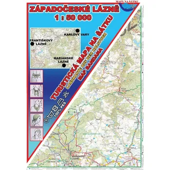 Západočeské lázně Šátek s mapou