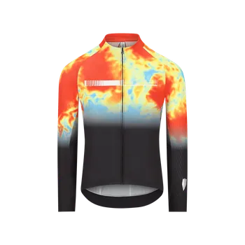 cyklistický dres Q36.5 Pánský cyklistický dres Gregarius Hybrid Light Veloce Club ZIMA, léto Černá M Pánské