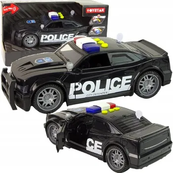 autíčko Policejní auto POLICIE černé se zvuky a světly