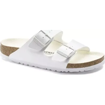 Dámské tenisky Birkenstock dámské/pánské žabky Birkenstock Arizona Birko-Flor Regular wide-foot for summer white (1019061) 44