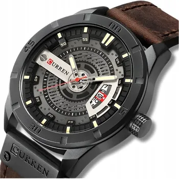 Hodinky Pánské hodinky Curren datumovka a koženým Neobrite