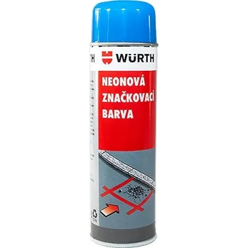 Barva ve spreji Neonová značkovací barva ve spreji MODRÁ 500ml WURTH 0893199104