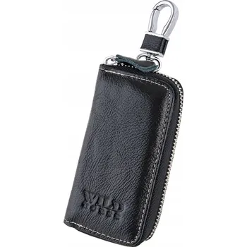 Pouzdro na klíče z pravé lícové kůže