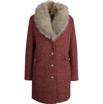 Dámský kabát Orsay dámský kabát červený klasický bez kapuce velikost 42