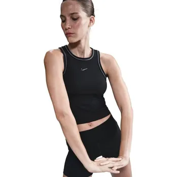 Dámské oblečení Nike Dri-Fit One Fit Crop Shirt W IB7886 010 L