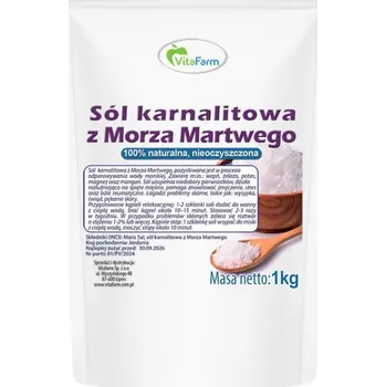Koupelová sůl Vitafarm Karnalitová sůl 1 kg sůl do koupele