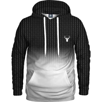 Pánská mikina Pánská mikina s kapucí H-K AFD260 černá - Aloha S