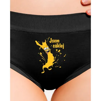 Souprava dámského spodního prádla Bastard Cáklej dámské kalhotky Black